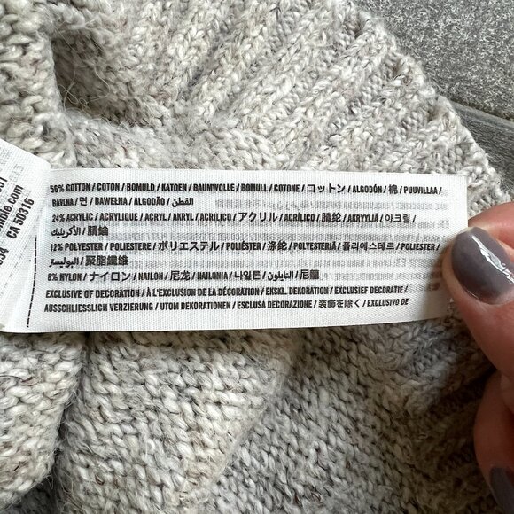 Abercrombie & Fitch Women's Fair Isle Sweater Cotton Blend Size Small - Picture 4 of 8